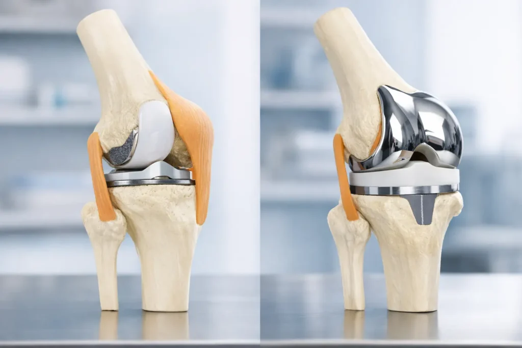Partial Versus Total Knee Replacement Compared