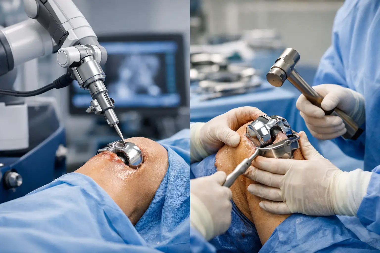Robotic Versus Conventional Knee Replacement