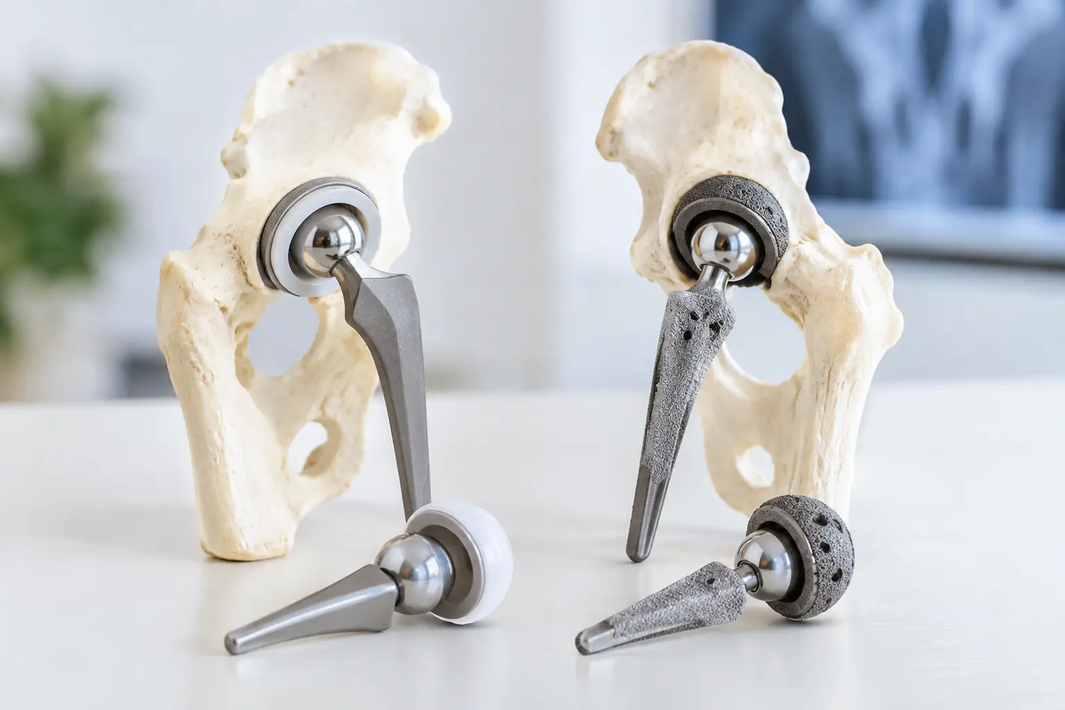Cemented Versus Uncemented Hip Implants