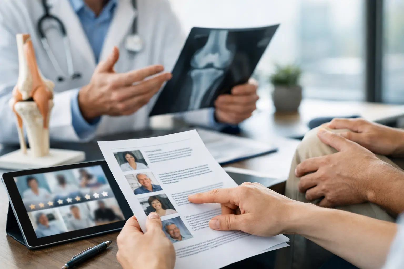 How to Read Private Knee Surgeon Testimonials